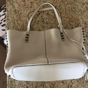 Rebecca Minkoff Unlined White Leather Hobo Purse